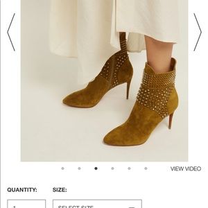 Christian Louboutin Hongroise Spiked Booties s 38